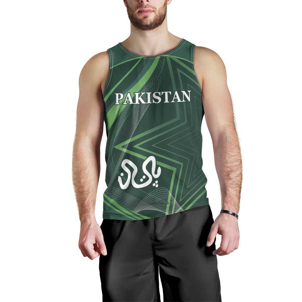 Custom Pakistan Cricket Men Tank Top Go Shaheens Sporty Version - Vibe Hoodie Shop