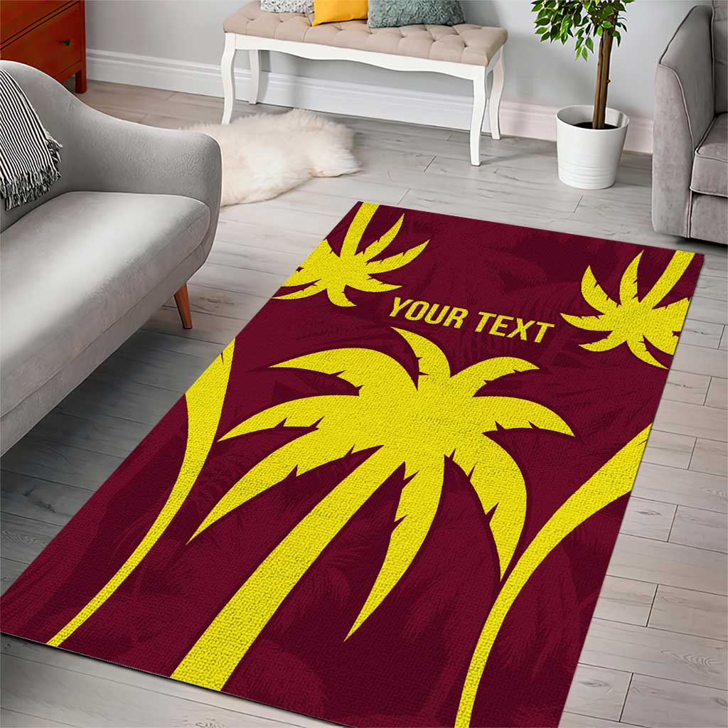 Custom West Indies Cricket Area Rug Go Windies Sporty Version - Vibe Hoodie Shop