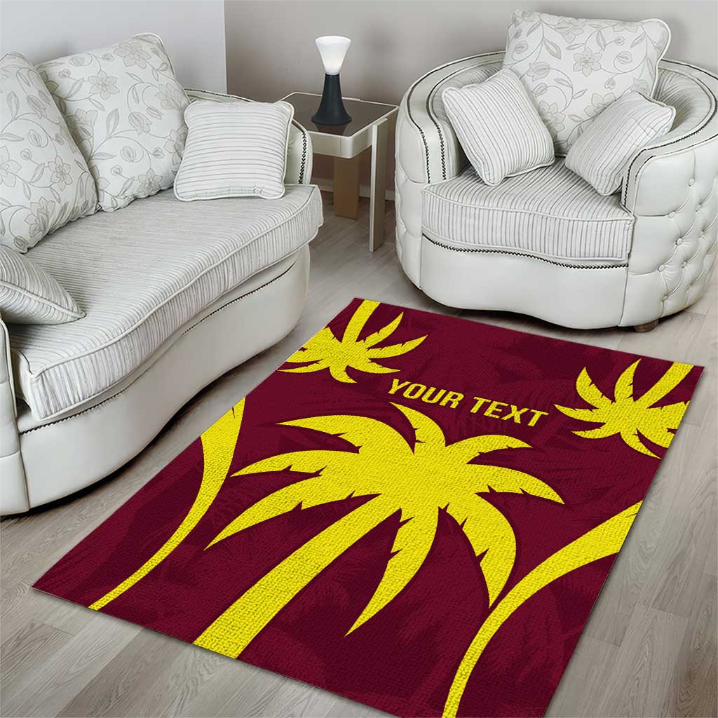 Custom West Indies Cricket Area Rug Go Windies Sporty Version - Vibe Hoodie Shop