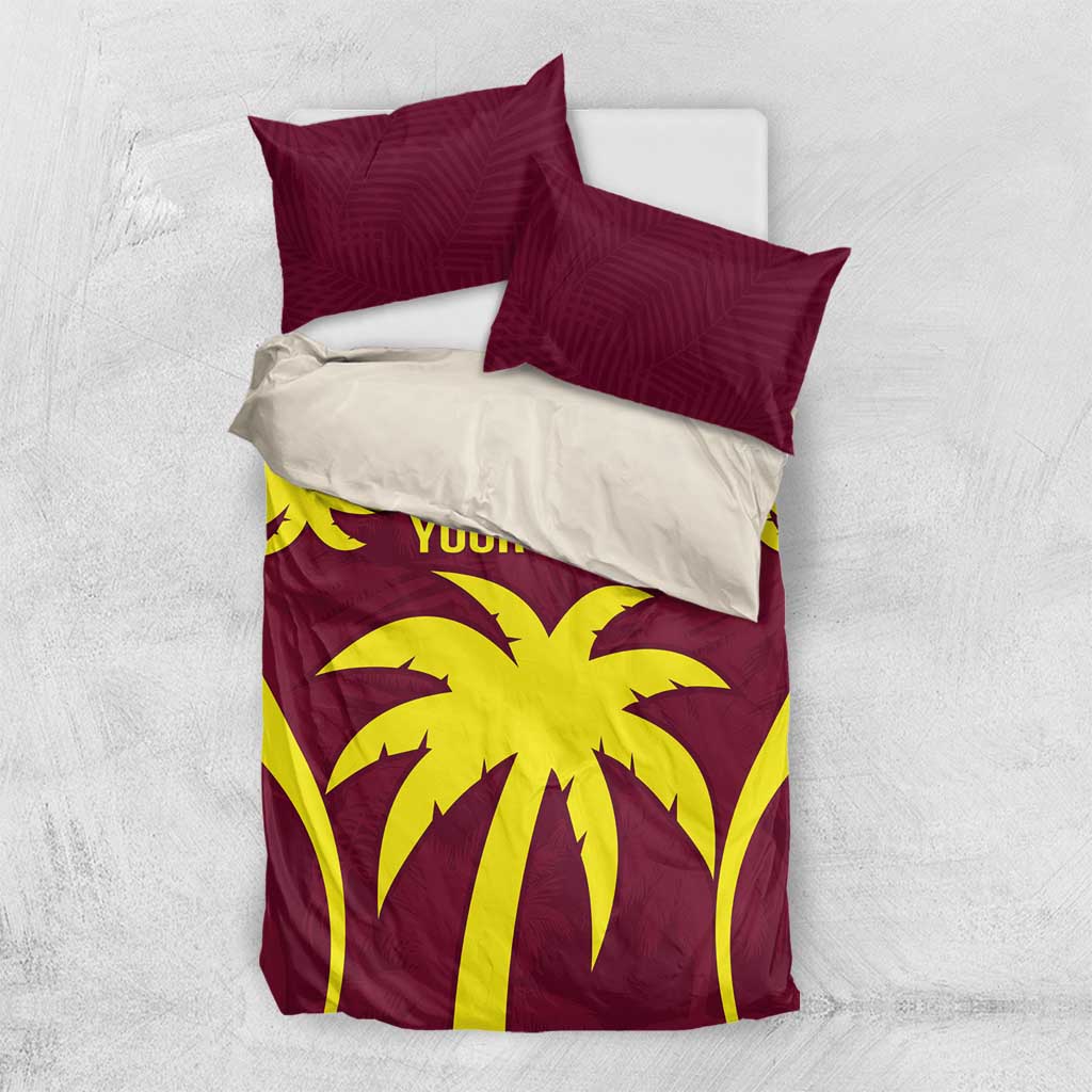 Custom West Indies Cricket Bedding Set Go Windies Sporty Version - Vibe Hoodie Shop