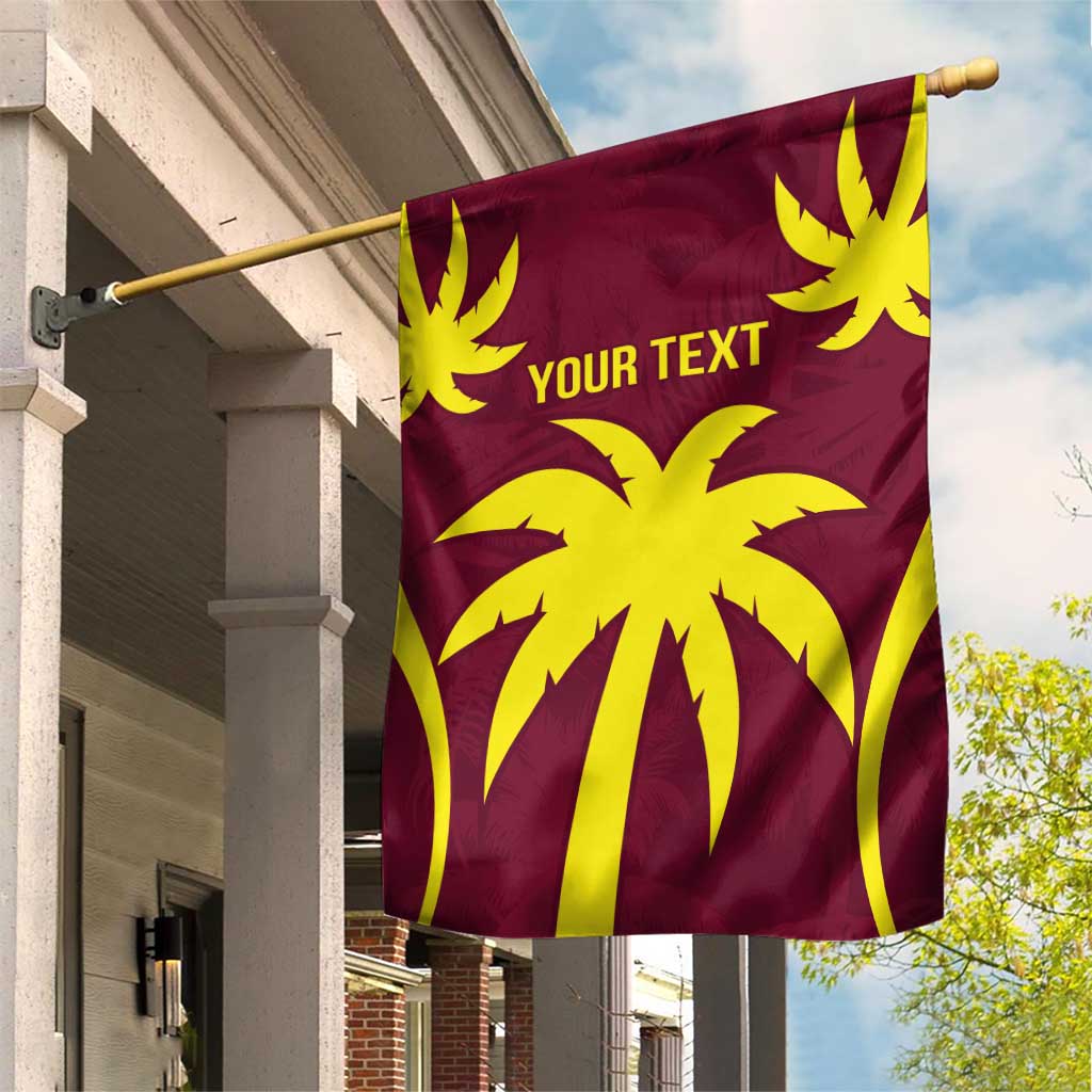 Custom West Indies Cricket Garden Flag Go Windies Sporty Version - Vibe Hoodie Shop