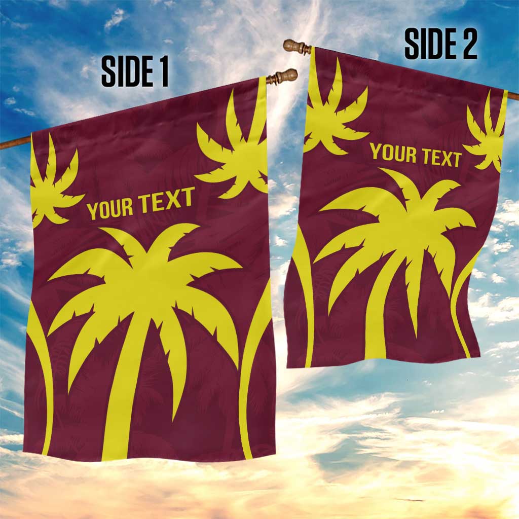 Custom West Indies Cricket Garden Flag Go Windies Sporty Version - Vibe Hoodie Shop