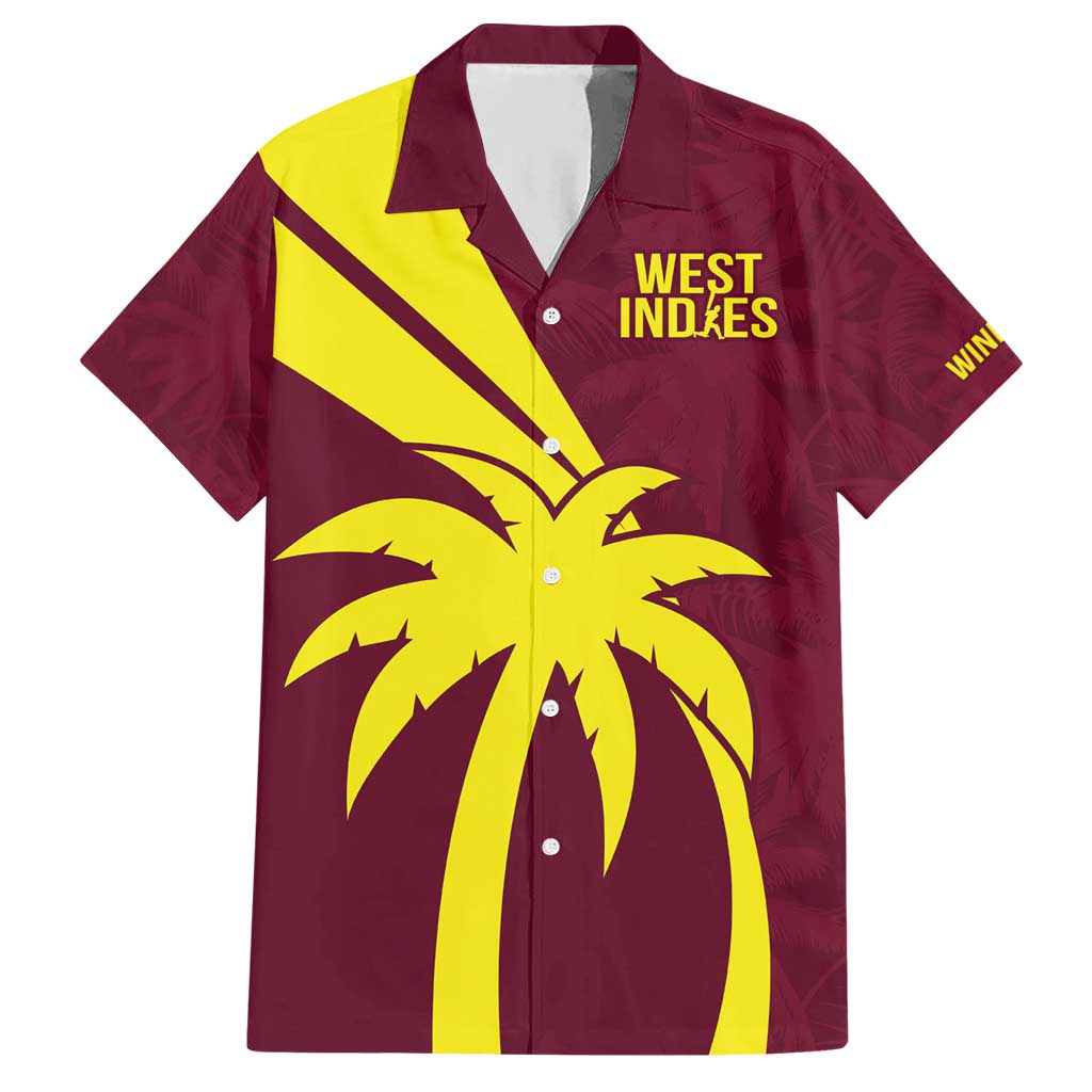 Custom West Indies Cricket Hawaiian Shirt Go Windies Sporty Version - Vibe Hoodie Shop