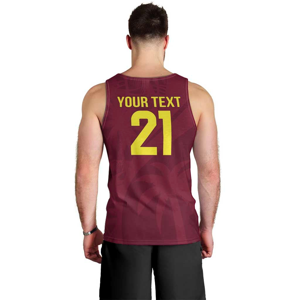 Custom West Indies Cricket Men Tank Top Go Windies Sporty Version - Vibe Hoodie Shop