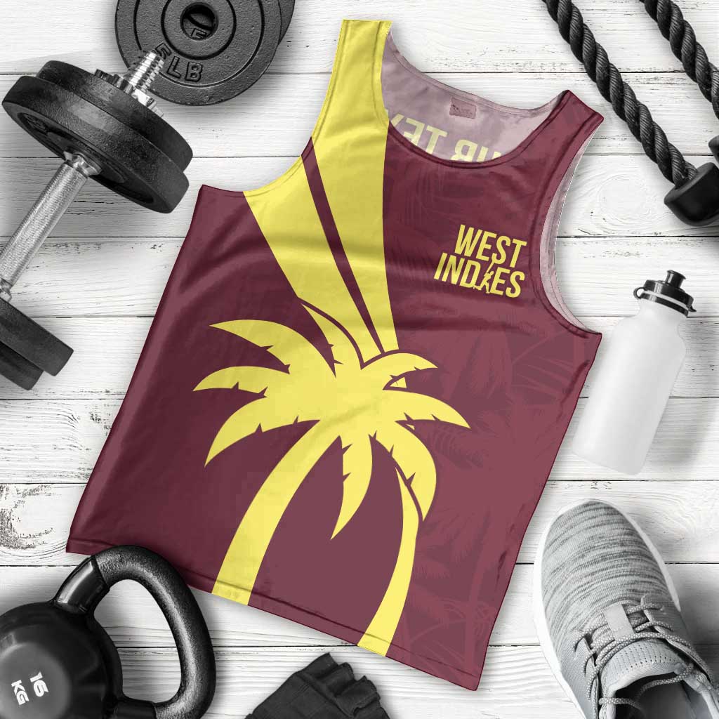 Custom West Indies Cricket Men Tank Top Go Windies Sporty Version - Vibe Hoodie Shop