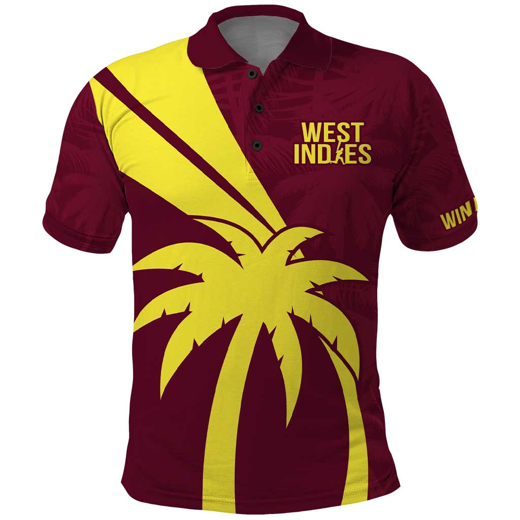Custom West Indies Cricket Polo Shirt Go Windies Sporty Version LT9 - Vibe Hoodie Shop