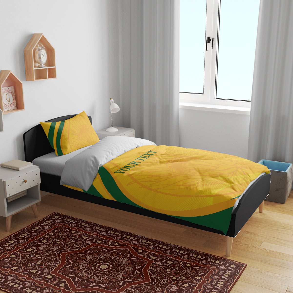 South Africa Cricket World Cup 2024 Bedding Set Proteas Make Champions - Vibe Hoodie Shop