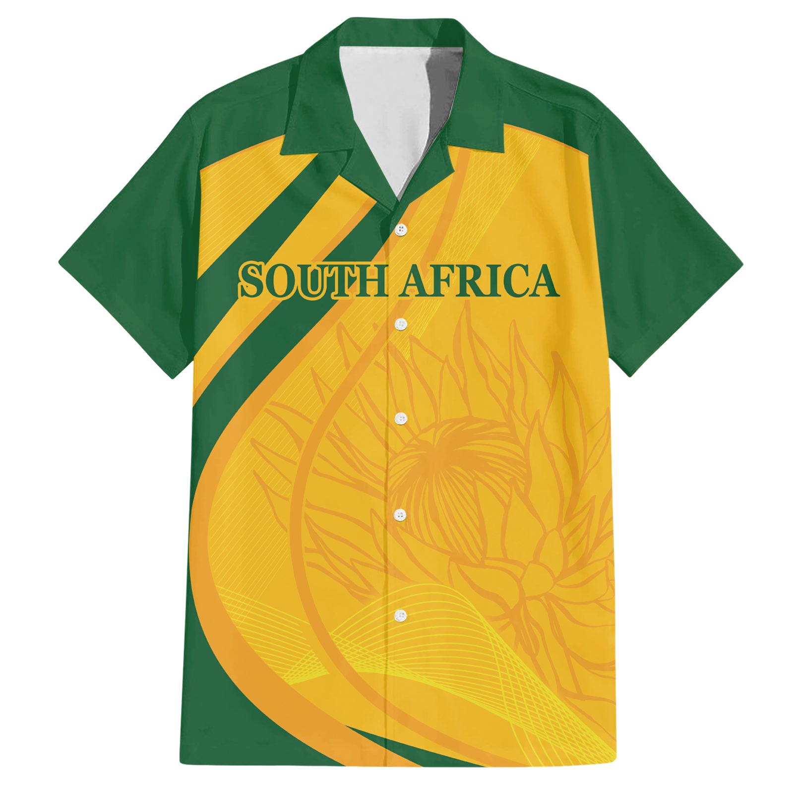 South Africa Cricket World Cup 2024 Hawaiian Shirt Proteas Make Champions - Vibe Hoodie Shop