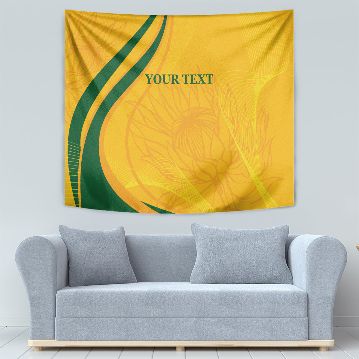 South Africa Cricket World Cup 2024 Tapestry Proteas Make Champions - Vibe Hoodie Shop