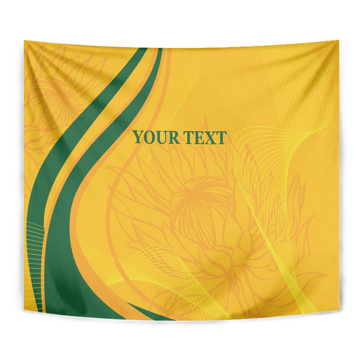 South Africa Cricket World Cup 2024 Tapestry Proteas Make Champions - Vibe Hoodie Shop