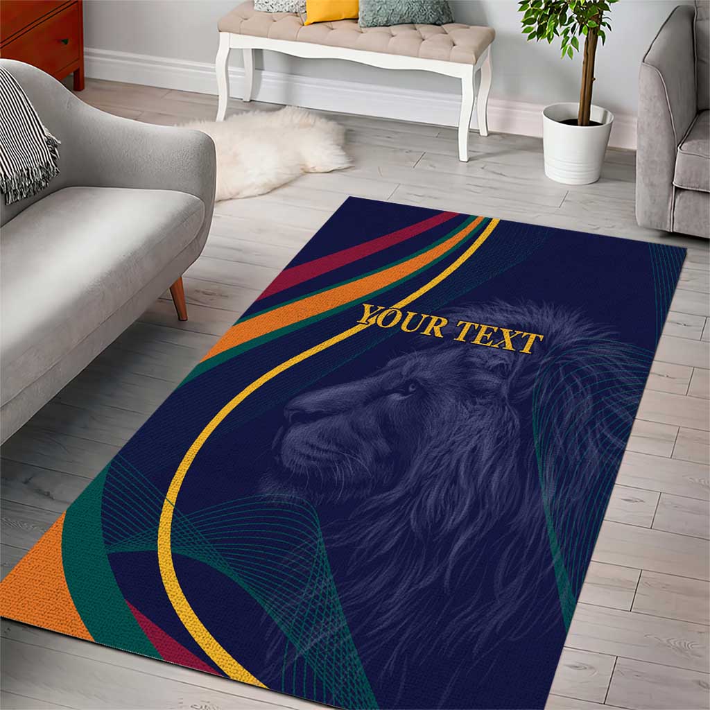 Custom Sri Lanka Cricket Area Rug Shri Lanka Jathika Crikat Kandayama - Vibe Hoodie Shop