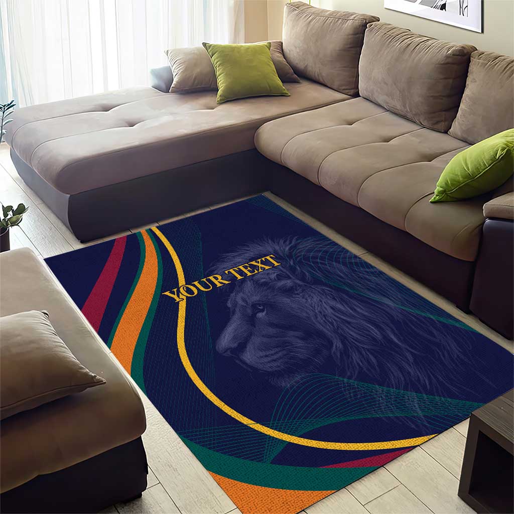 Custom Sri Lanka Cricket Area Rug Shri Lanka Jathika Crikat Kandayama - Vibe Hoodie Shop