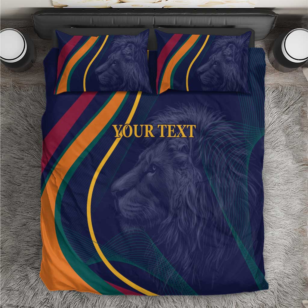 Custom Sri Lanka Cricket Bedding Set Shri Lanka Jathika Crikat Kandayama - Vibe Hoodie Shop