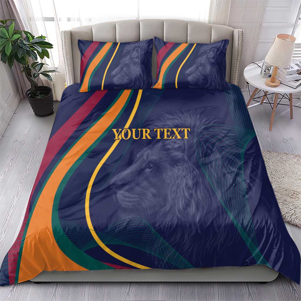 Custom Sri Lanka Cricket Bedding Set Shri Lanka Jathika Crikat Kandayama - Vibe Hoodie Shop