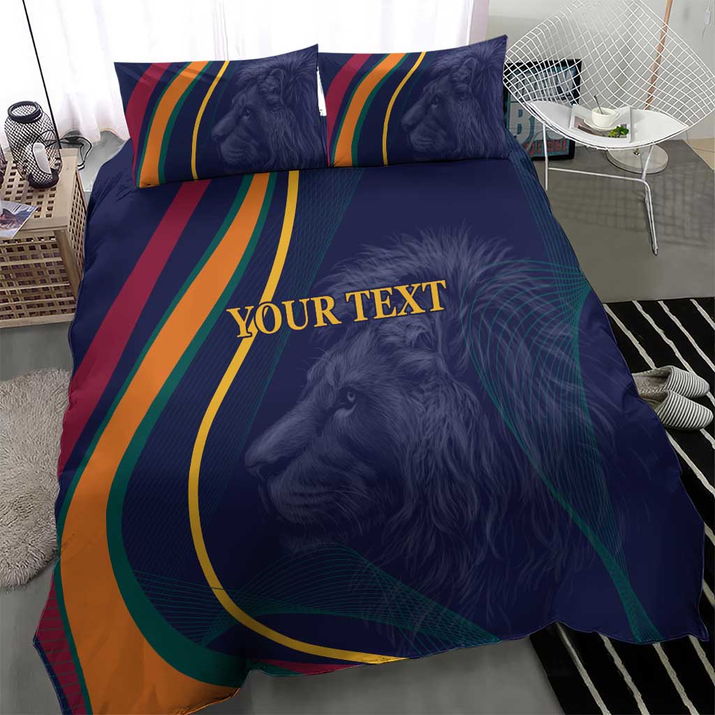 Custom Sri Lanka Cricket Bedding Set Shri Lanka Jathika Crikat Kandayama - Vibe Hoodie Shop