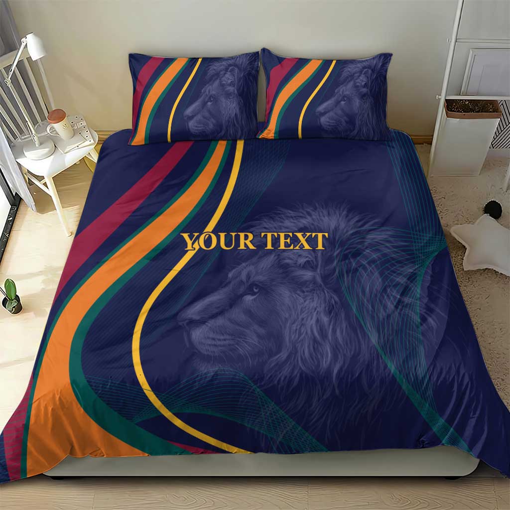 Custom Sri Lanka Cricket Bedding Set Shri Lanka Jathika Crikat Kandayama - Vibe Hoodie Shop