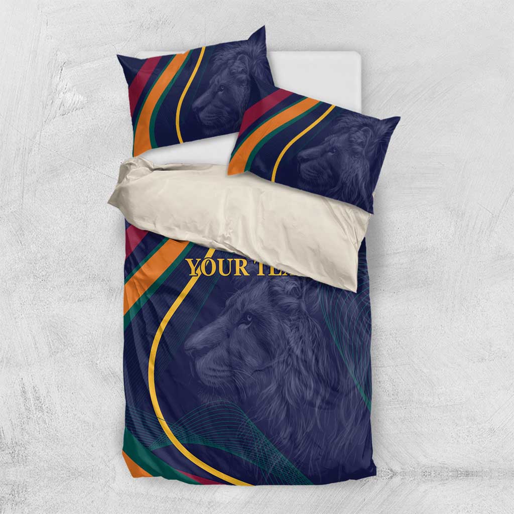 Custom Sri Lanka Cricket Bedding Set Shri Lanka Jathika Crikat Kandayama - Vibe Hoodie Shop