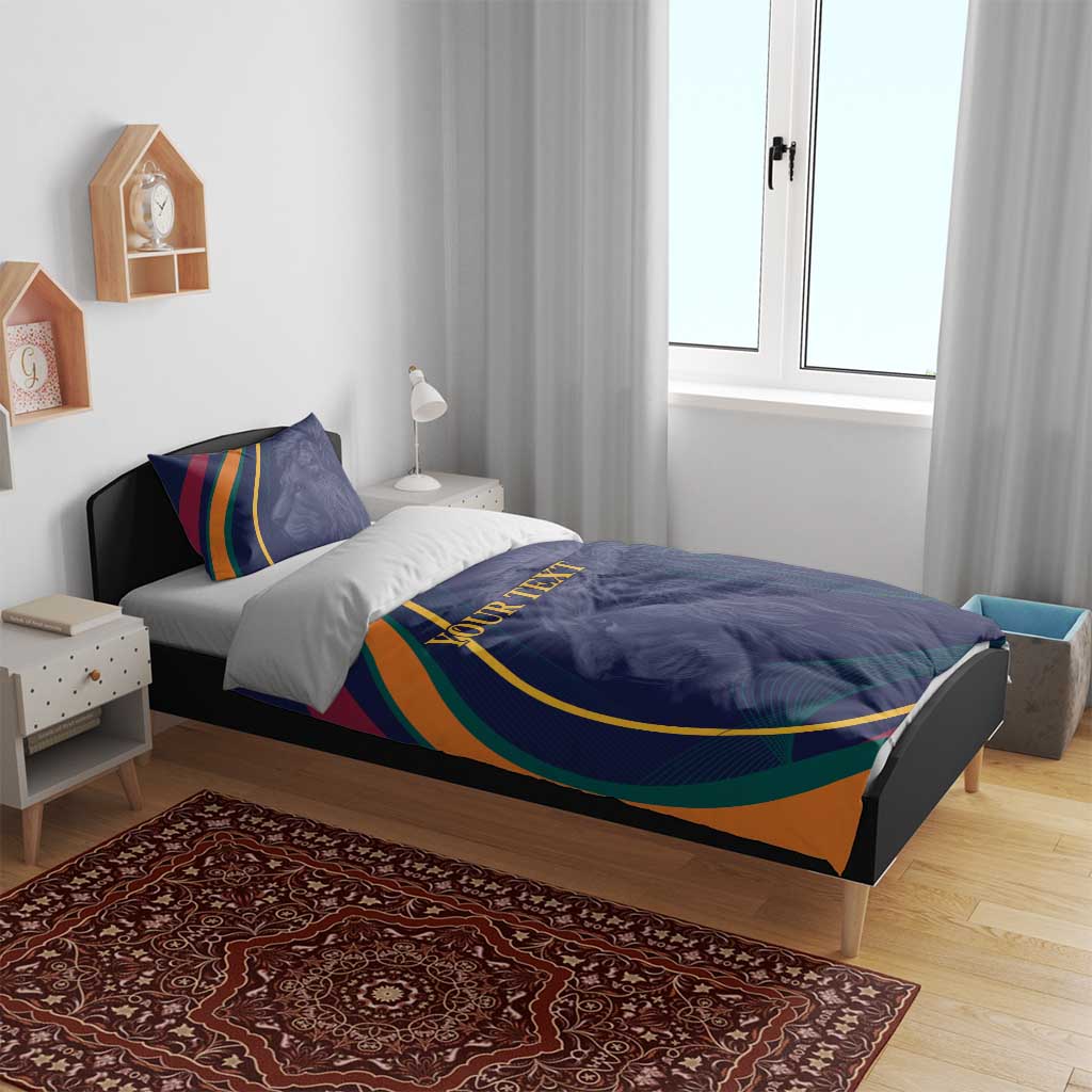 Custom Sri Lanka Cricket Bedding Set Shri Lanka Jathika Crikat Kandayama - Vibe Hoodie Shop