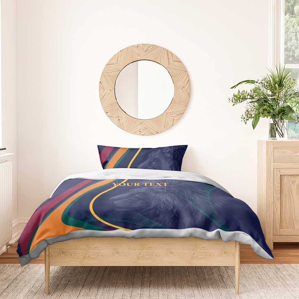 Custom Sri Lanka Cricket Bedding Set Shri Lanka Jathika Crikat Kandayama - Vibe Hoodie Shop