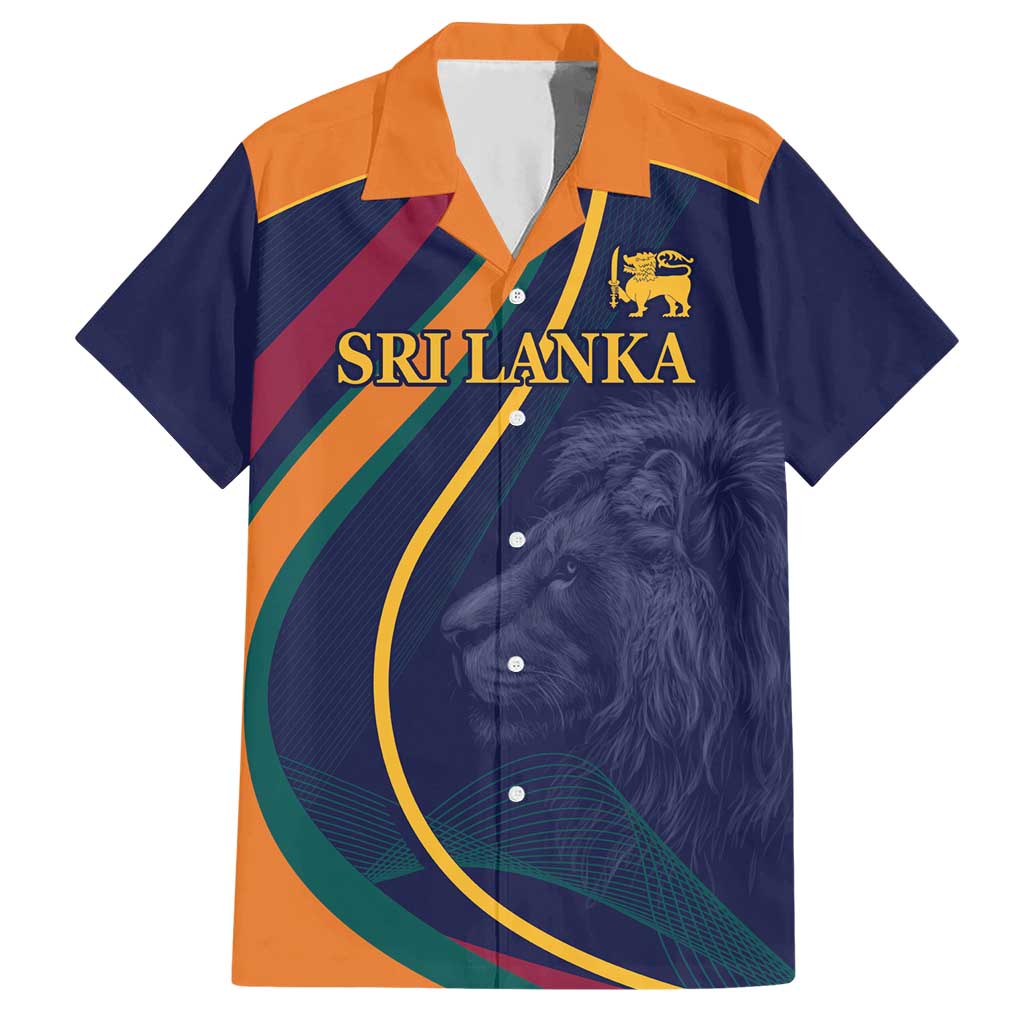 Custom Sri Lanka Cricket Hawaiian Shirt Shri Lanka Jathika Crikat Kandayama - Vibe Hoodie Shop