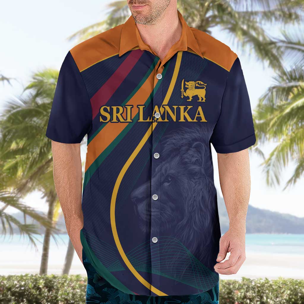 Custom Sri Lanka Cricket Hawaiian Shirt Shri Lanka Jathika Crikat Kandayama - Vibe Hoodie Shop