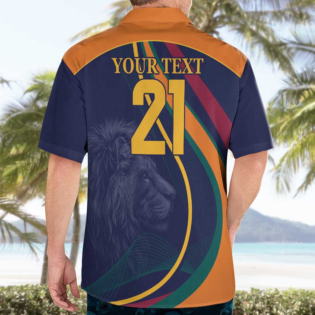 Custom Sri Lanka Cricket Hawaiian Shirt Shri Lanka Jathika Crikat Kandayama - Vibe Hoodie Shop