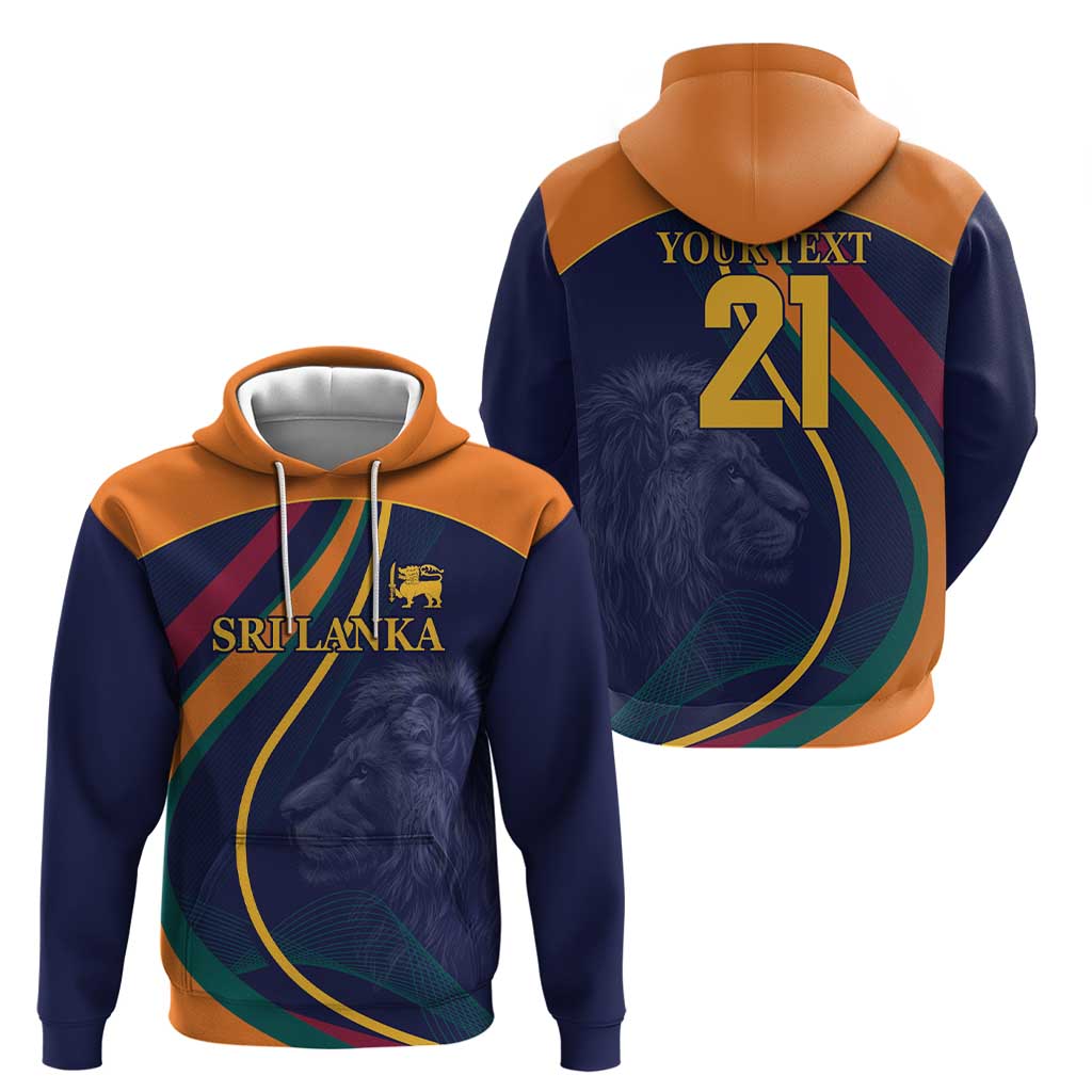 Custom Sri Lanka Cricket Hoodie Shri Lanka Jathika Crikat Kandayama LT9 - Vibe Hoodie Shop