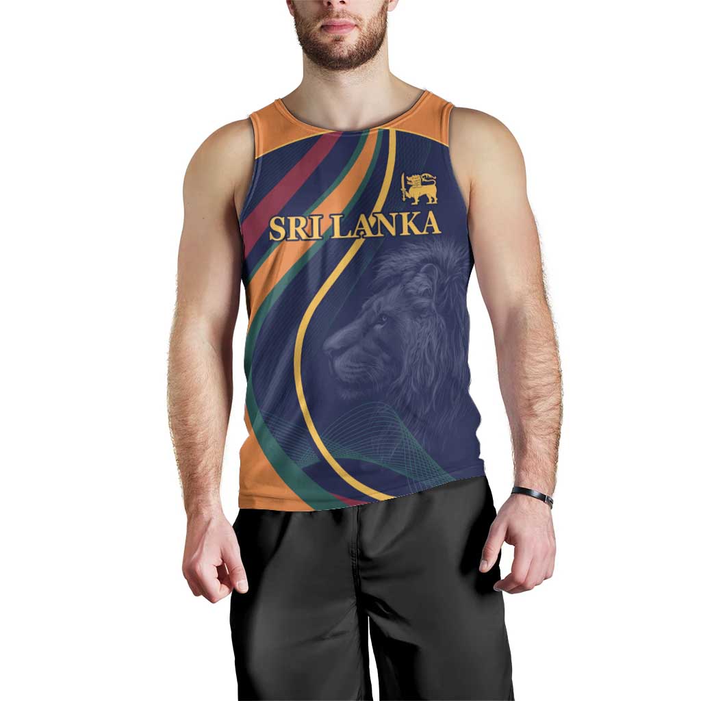 Custom Sri Lanka Cricket Men Tank Top Shri Lanka Jathika Crikat Kandayama - Vibe Hoodie Shop