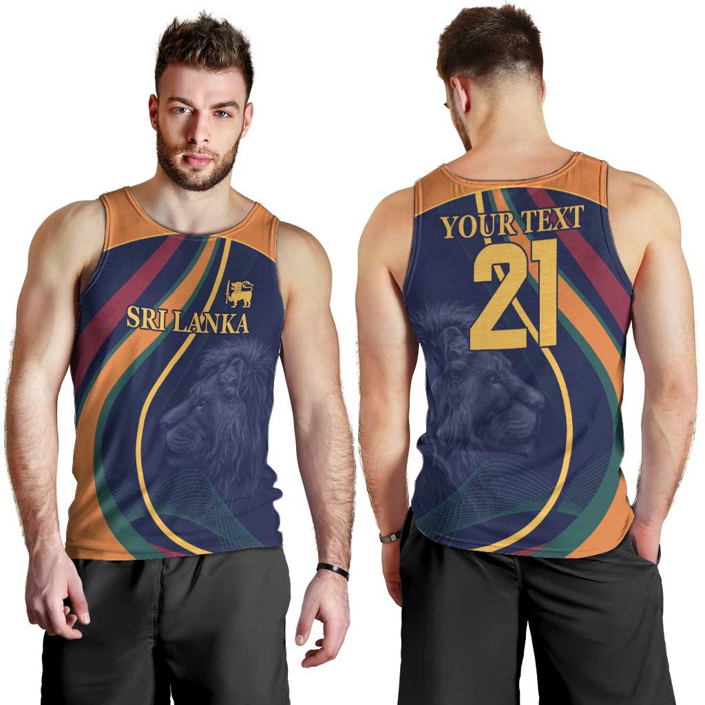 Custom Sri Lanka Cricket Men Tank Top Shri Lanka Jathika Crikat Kandayama - Vibe Hoodie Shop