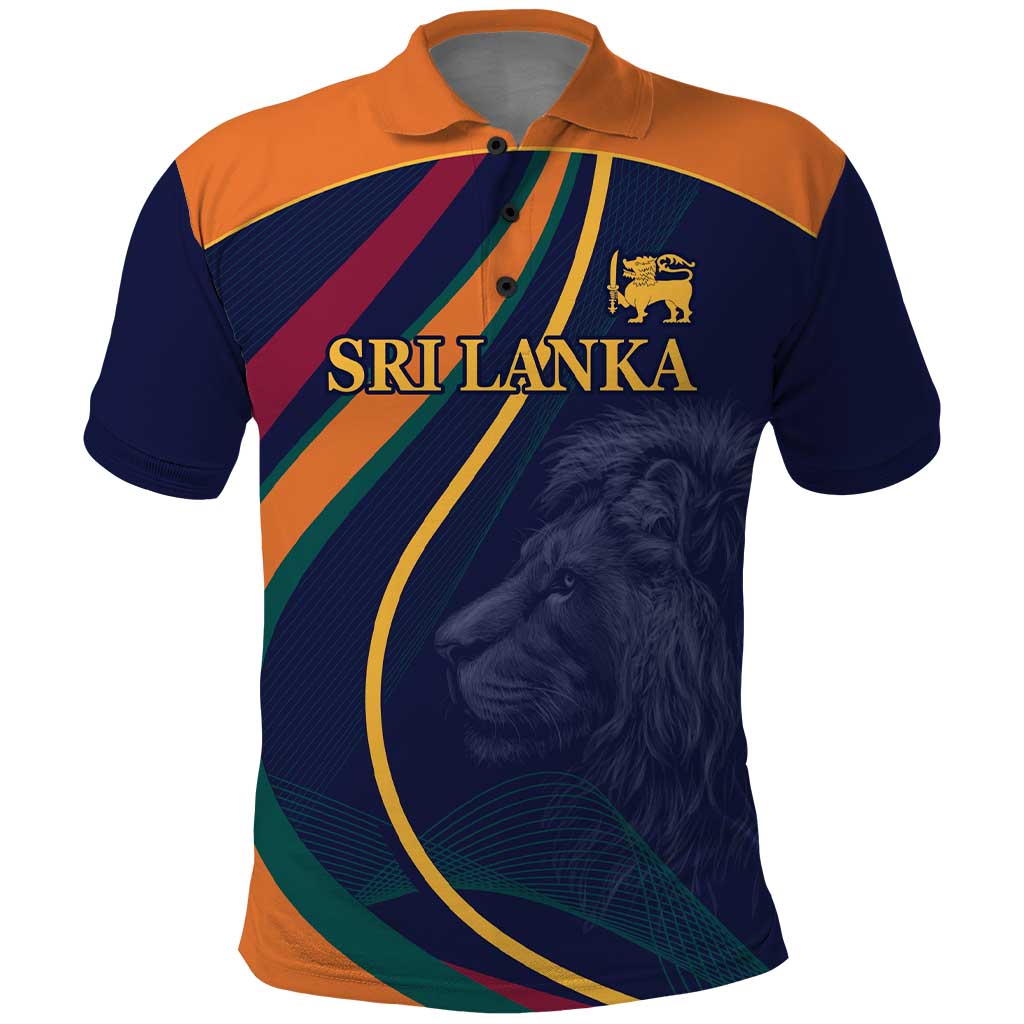 Custom Sri Lanka Cricket Polo Shirt Shri Lanka Jathika Crikat Kandayama LT9 - Vibe Hoodie Shop