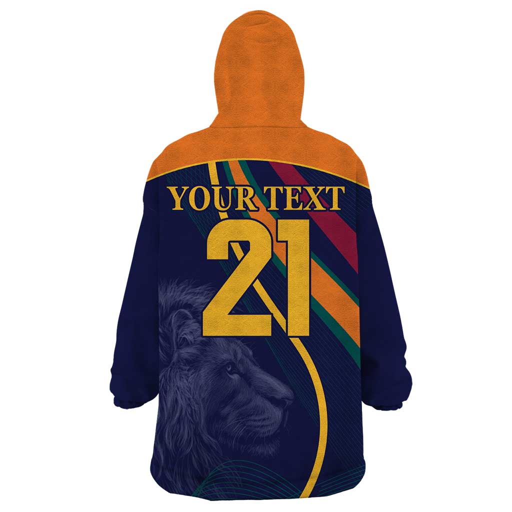 Custom Sri Lanka Cricket Wearable Blanket Hoodie Shri Lanka Jathika Crikat Kandayama - Vibe Hoodie Shop