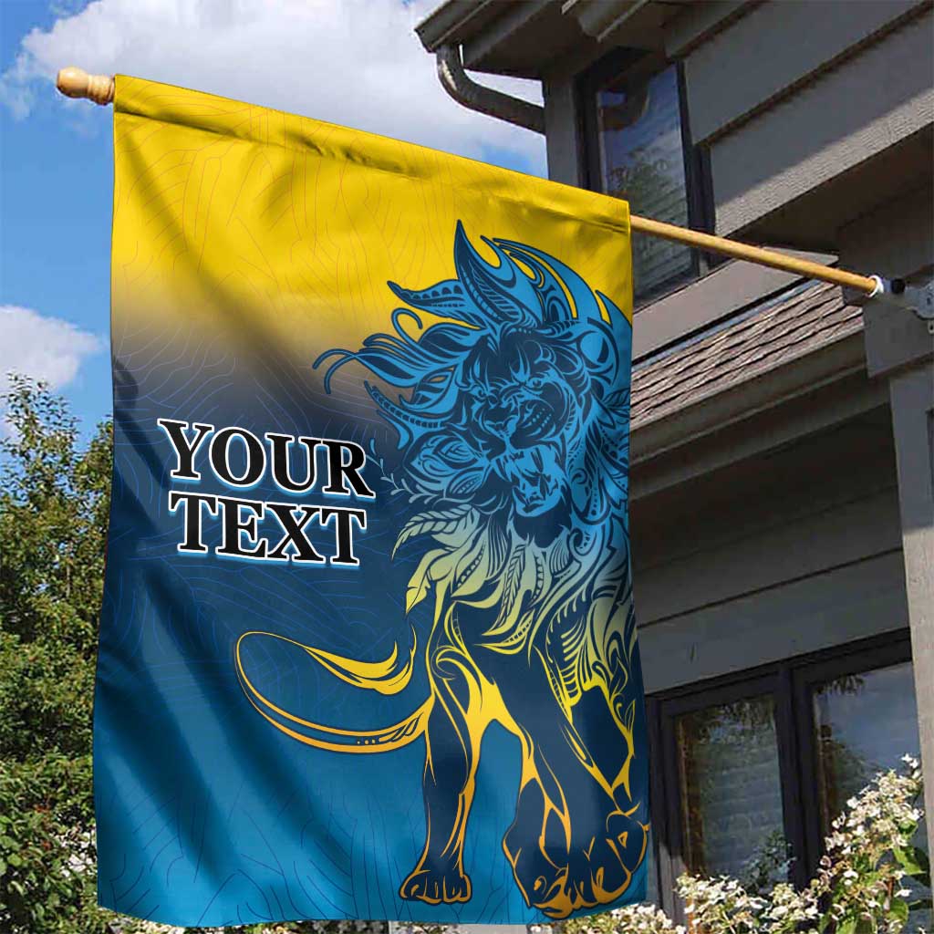 Custom Sri Lanka Cricket Garden Flag With Simple Lions Version - Vibe Hoodie Shop