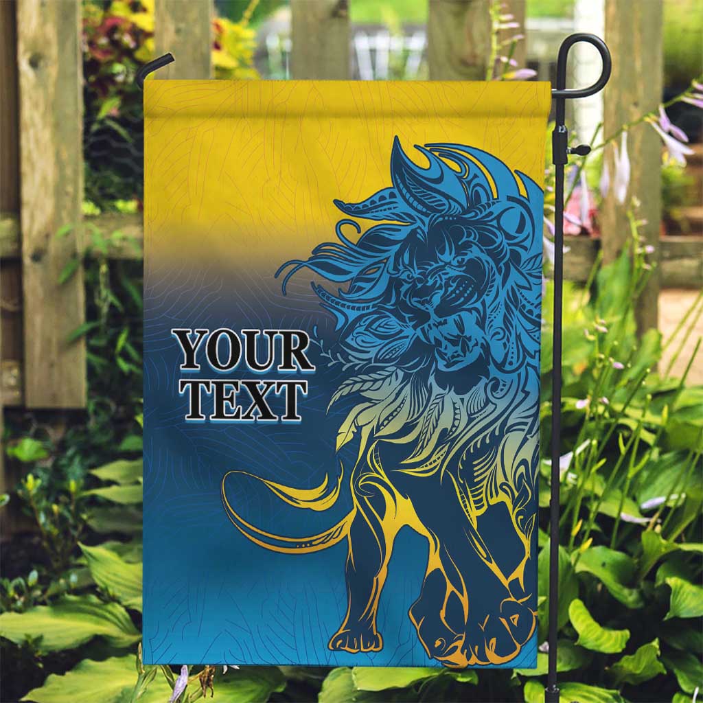 Custom Sri Lanka Cricket Garden Flag With Simple Lions Version - Vibe Hoodie Shop