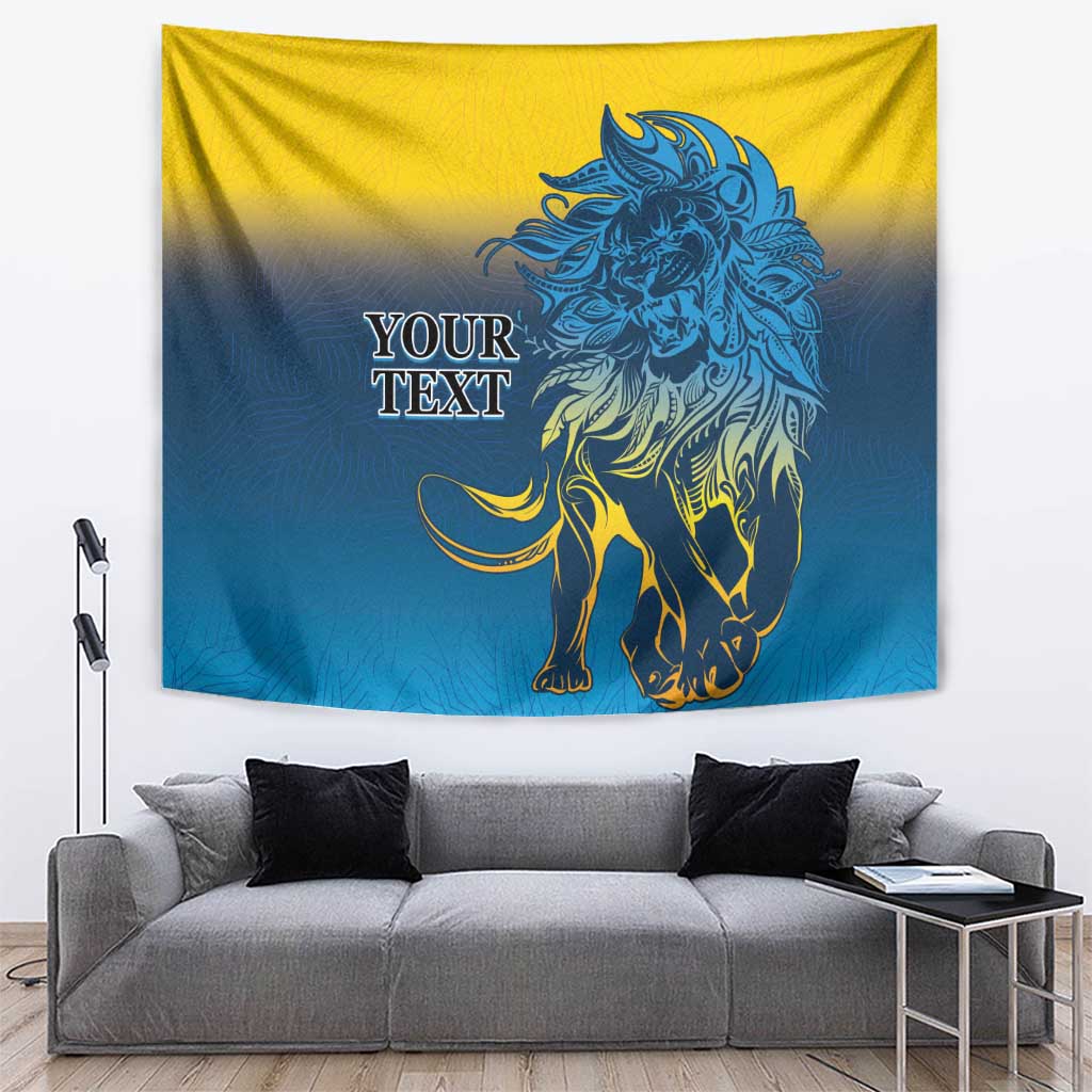 Custom Sri Lanka Cricket Tapestry With Simple Lions Version - Vibe Hoodie Shop