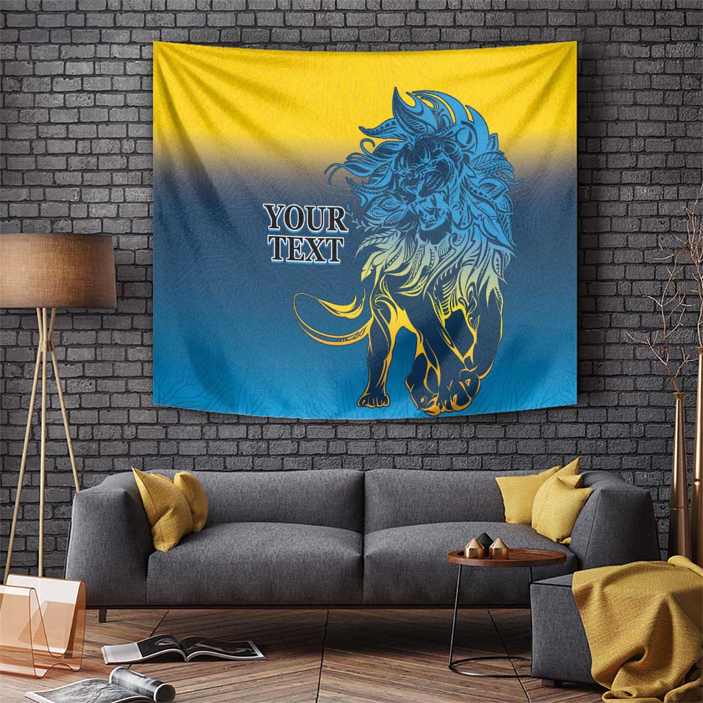 Custom Sri Lanka Cricket Tapestry With Simple Lions Version - Vibe Hoodie Shop