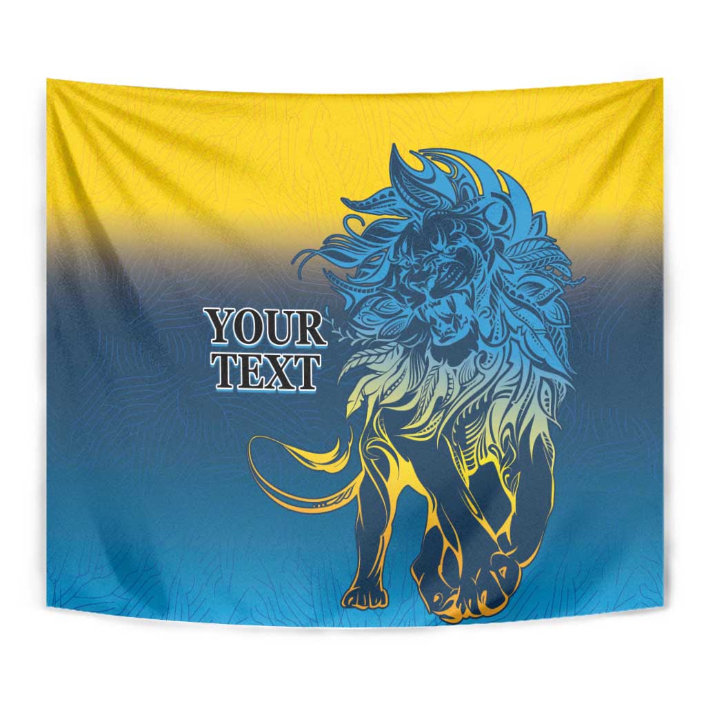 Custom Sri Lanka Cricket Tapestry With Simple Lions Version - Vibe Hoodie Shop