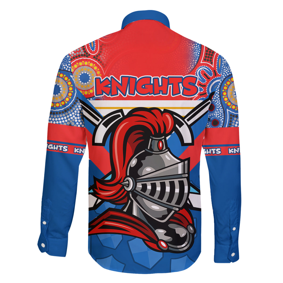 nrl-knight-family-matching-summer-maxi-dress-and-hawaiian-shirt-proud-newcastle-aboriginal-vibe