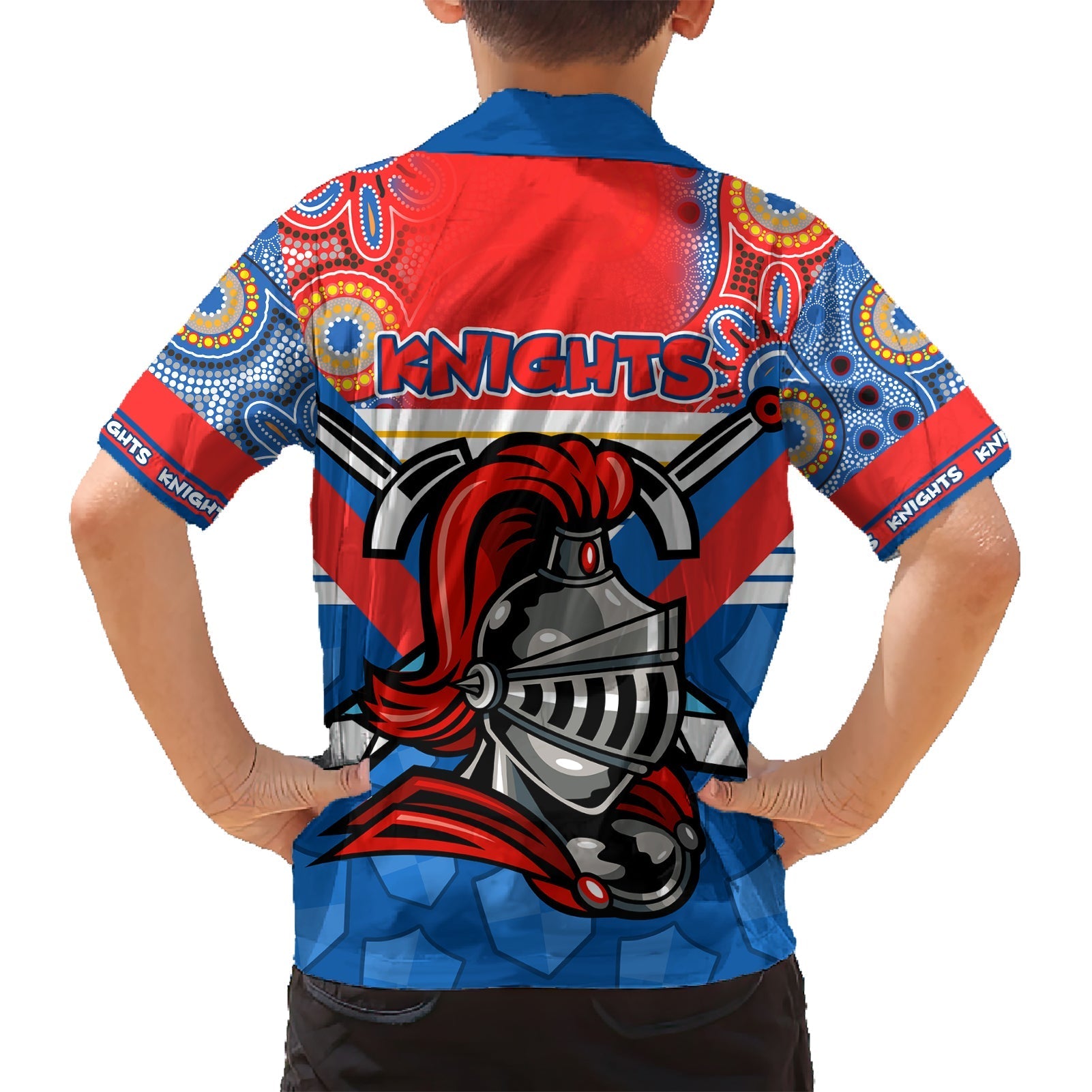 NRL Knight Hawaiian Shirt Proud Newcastle Aboriginal Vibe - Vibe Hoodie Shop