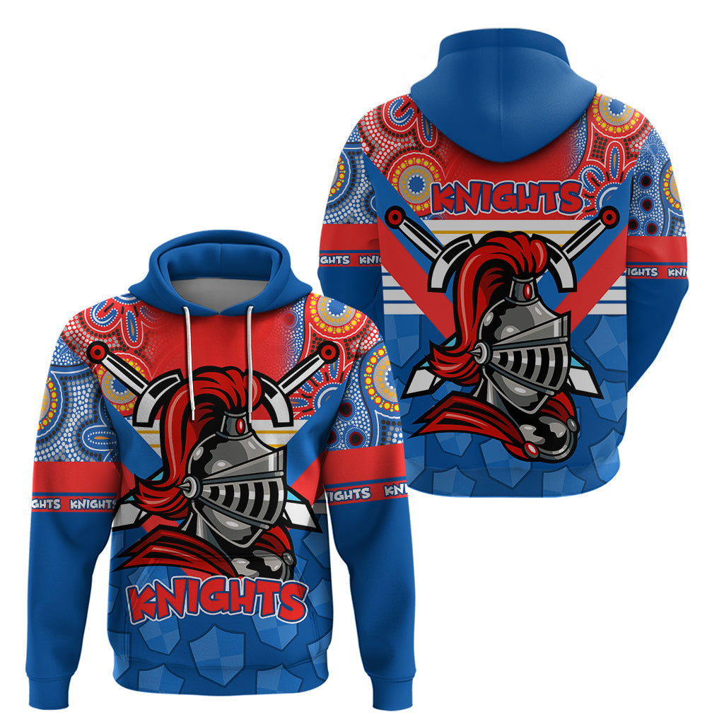 NRL Knight Hoodie Proud Newcastle Aboriginal Vibe LT9 - Vibe Hoodie Shop