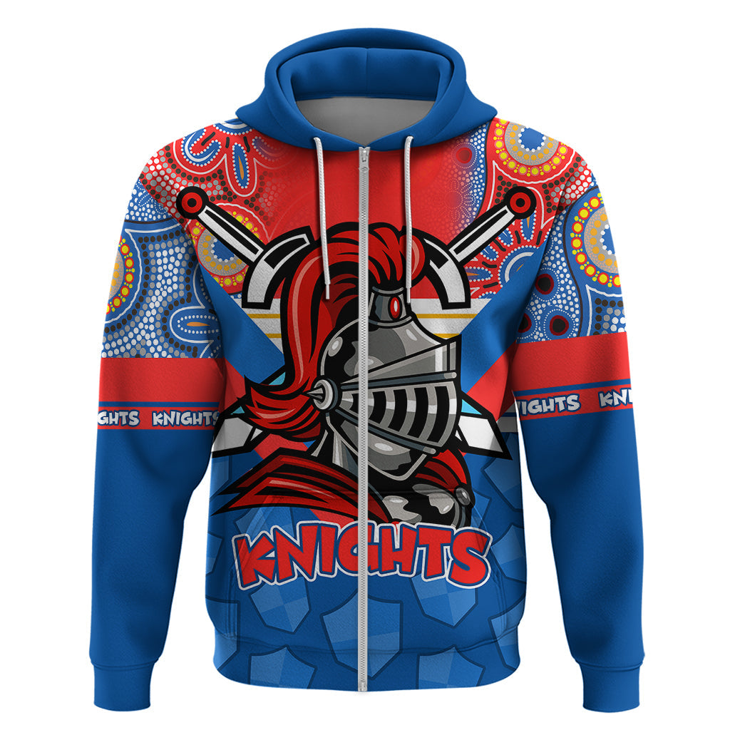 NRL Knight Hoodie Proud Newcastle Aboriginal Vibe LT9 - Vibe Hoodie Shop
