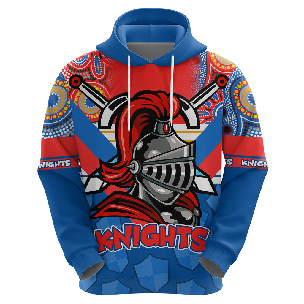 NRL Knight Hoodie Proud Newcastle Aboriginal Vibe LT9 - Vibe Hoodie Shop