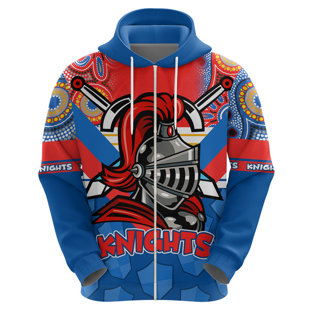 NRL Knight Hoodie Proud Newcastle Aboriginal Vibe LT9 - Vibe Hoodie Shop