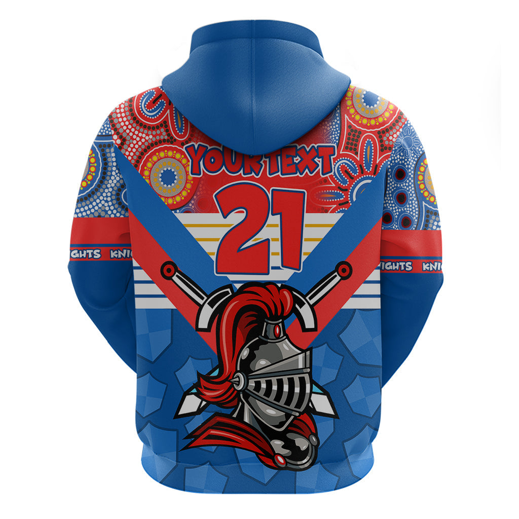 Custom NRL Knight Hoodie Proud Newcastle Aboriginal Vibe LT9 - Vibe Hoodie Shop