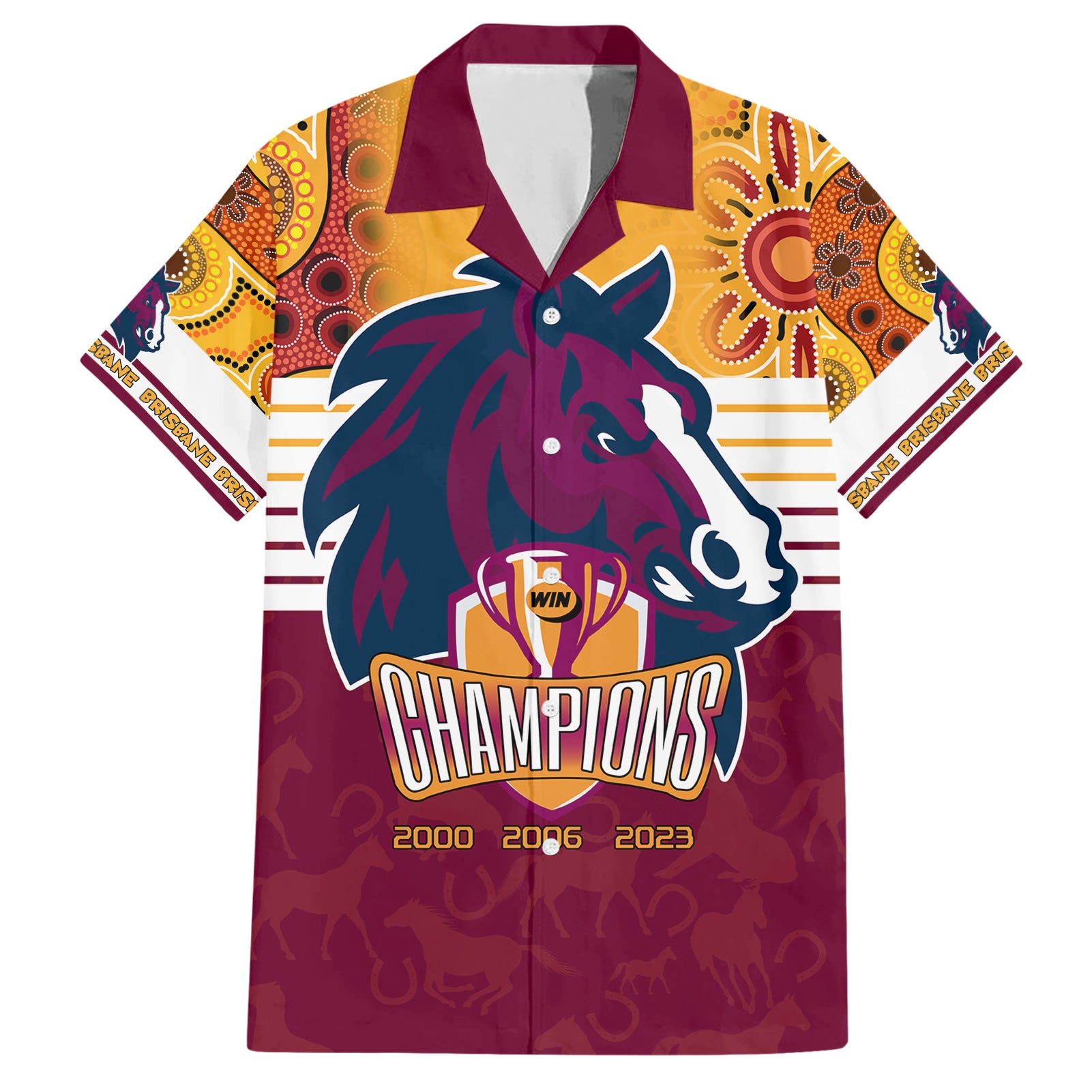 NRL Broncos Champions 2023 Hawaiian Shirt Proud Newcastle Aboriginal Vibe - Vibe Hoodie Shop