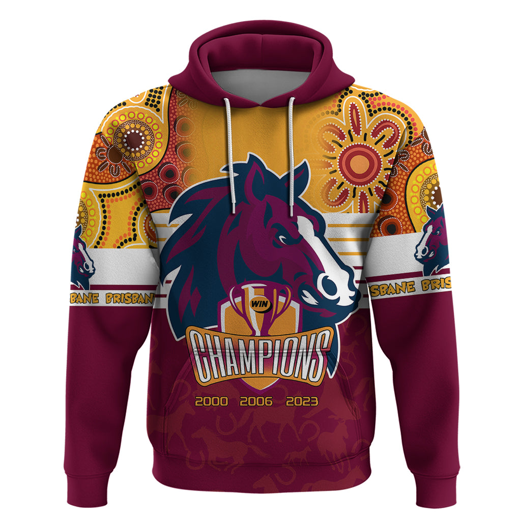 NRL Broncos Champions 2023 Hoodie Proud Newcastle Aboriginal Vibe LT9 - Vibe Hoodie Shop