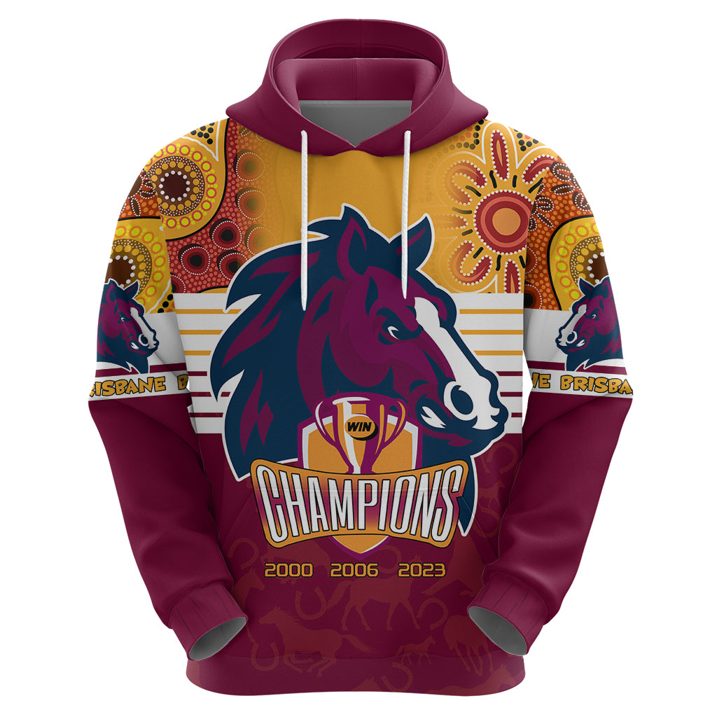 NRL Broncos Champions 2023 Hoodie Proud Newcastle Aboriginal Vibe LT9 - Vibe Hoodie Shop