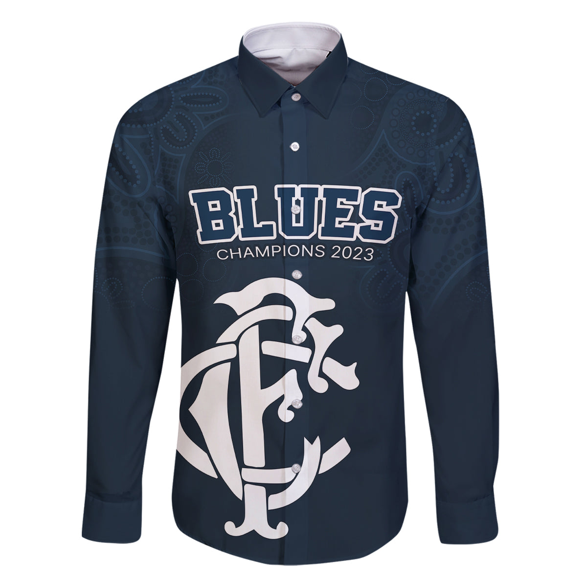 afl-blues-champions-2023-family-matching-long-sleeve-bodycon-dress-and-hawaiian-shirt-proud-carlton-aboriginal-vibe