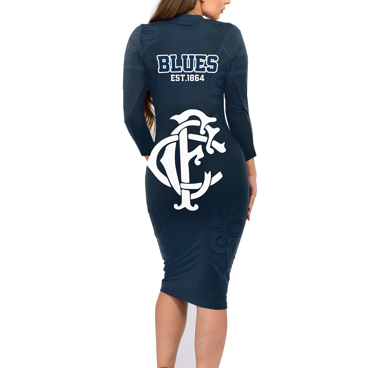 afl-blues-champions-2023-family-matching-long-sleeve-bodycon-dress-and-hawaiian-shirt-proud-carlton-aboriginal-vibe