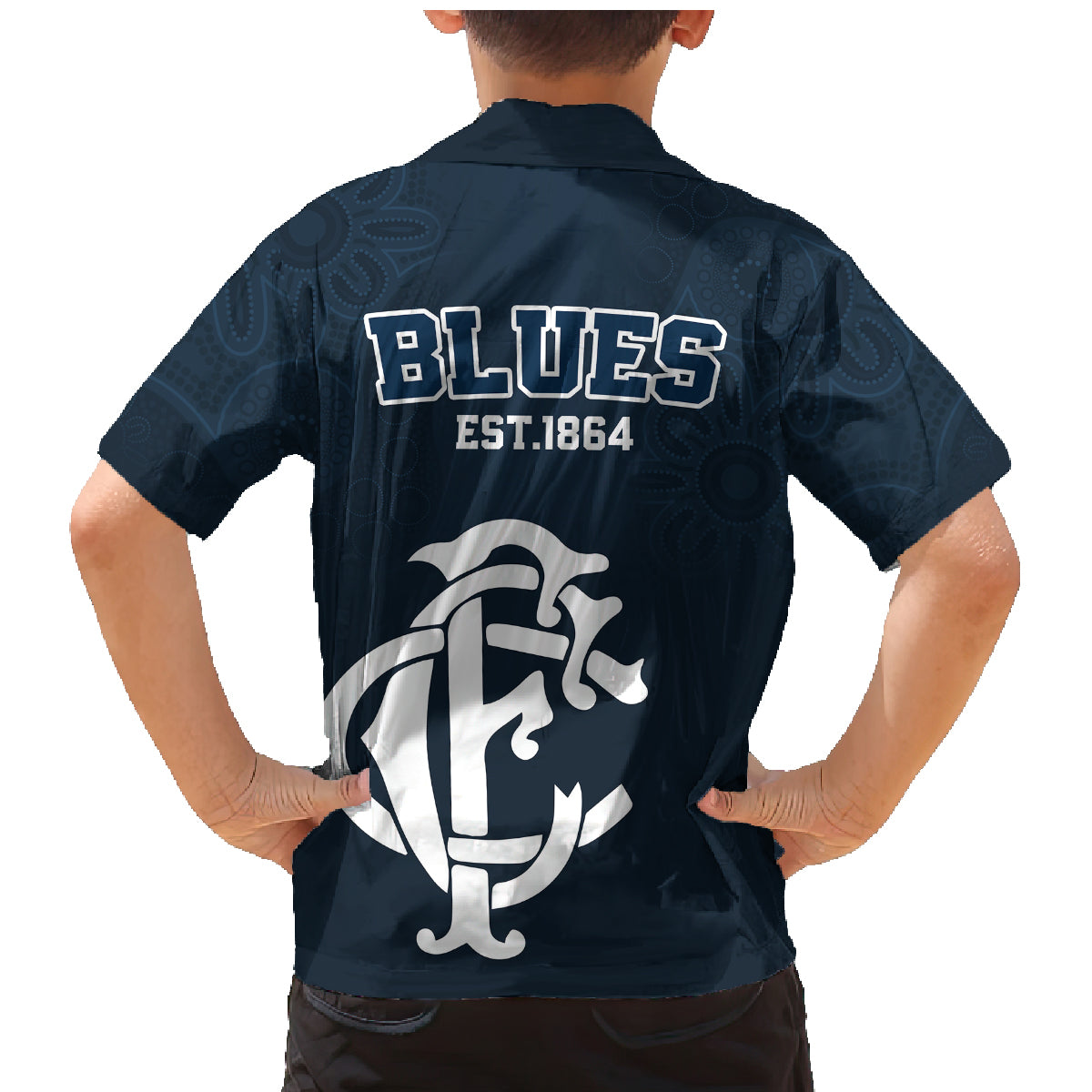 afl-blues-champions-2023-family-matching-mermaid-dress-and-hawaiian-shirt-proud-carlton-aboriginal-vibe