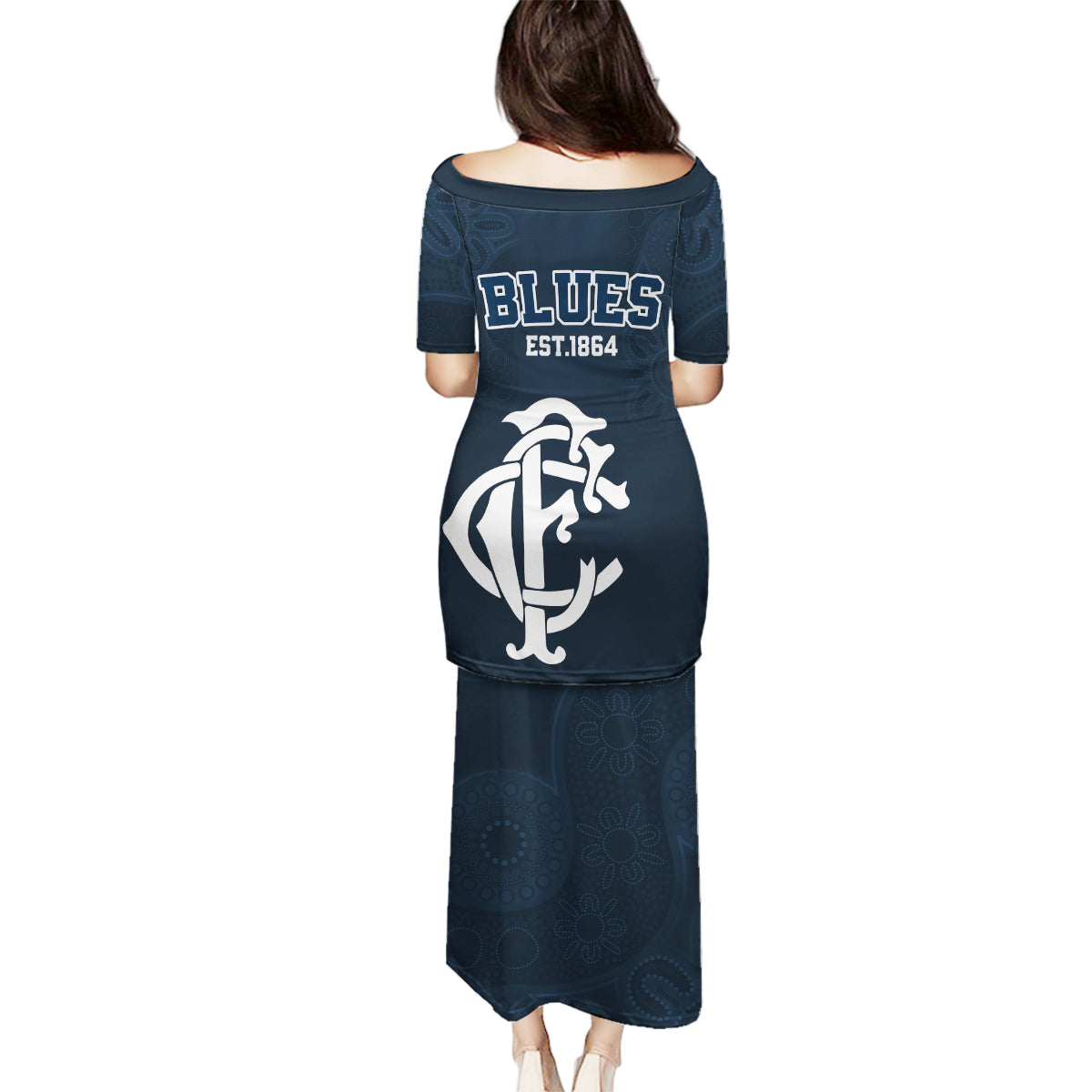 afl-blues-champions-2023-family-matching-puletasi-dress-and-hawaiian-shirt-proud-carlton-aboriginal-vibe